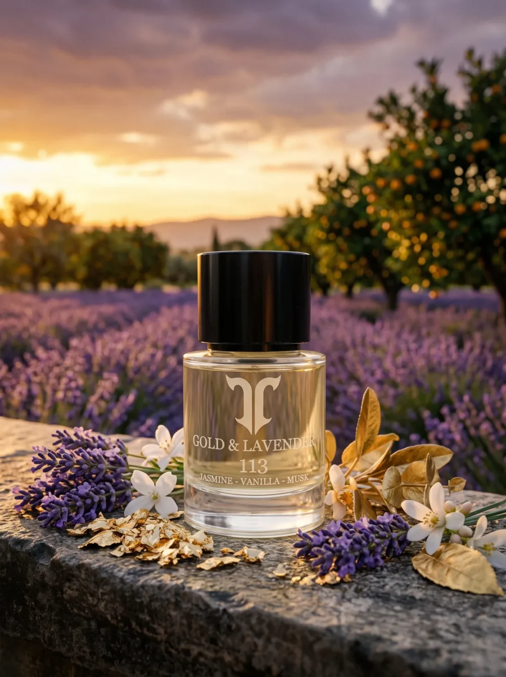 Gold & Lavender – Atelier T Eau de Parfum with its key notes