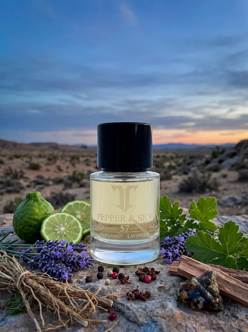 Pepper & Sky – Atelier T Eau de Parfum with its key notes