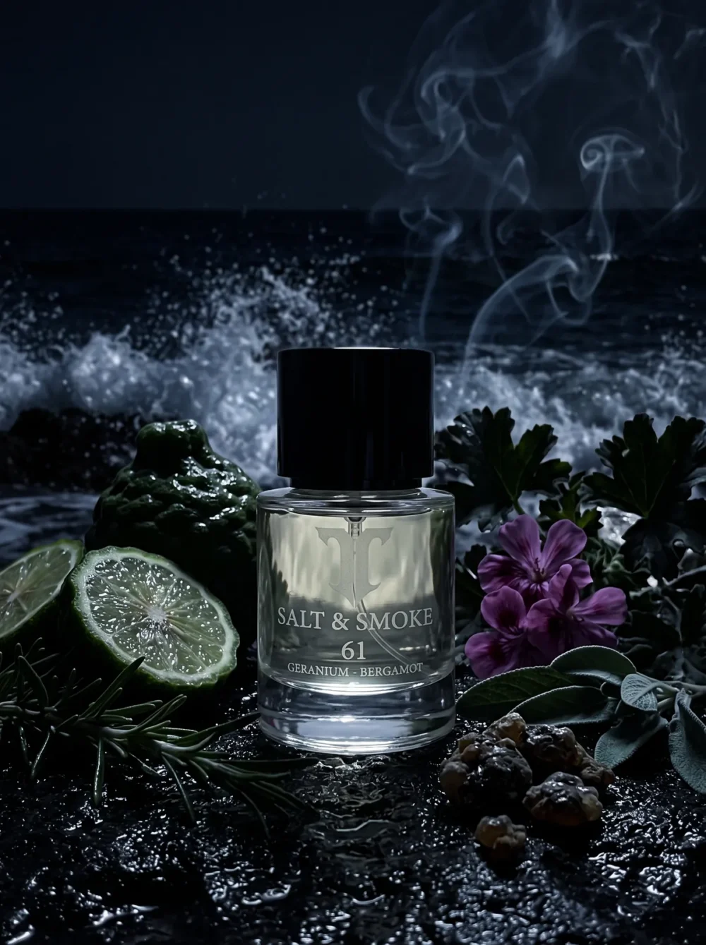 Salt & Smoke – Atelier T Eau de Parfum with its key notes