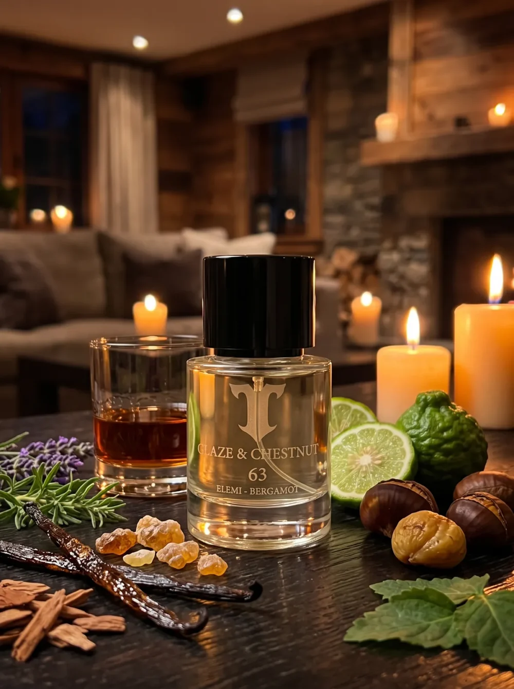 Glaze & Chestnut – Atelier T Eau de Parfum with its key notes
