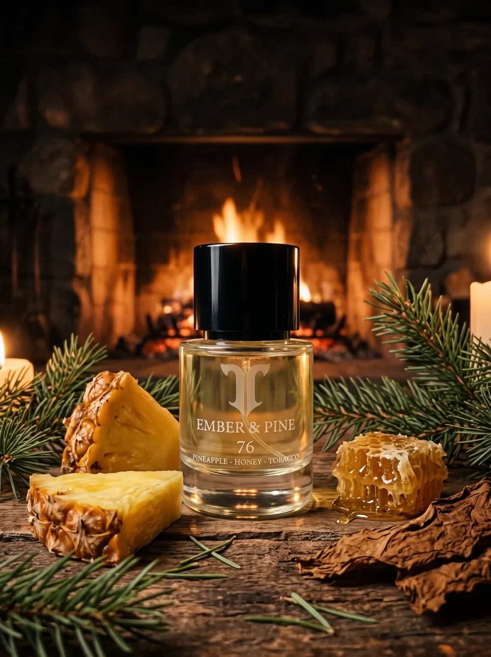 Ember & Pine – Atelier T Eau de Parfum with its key notes
