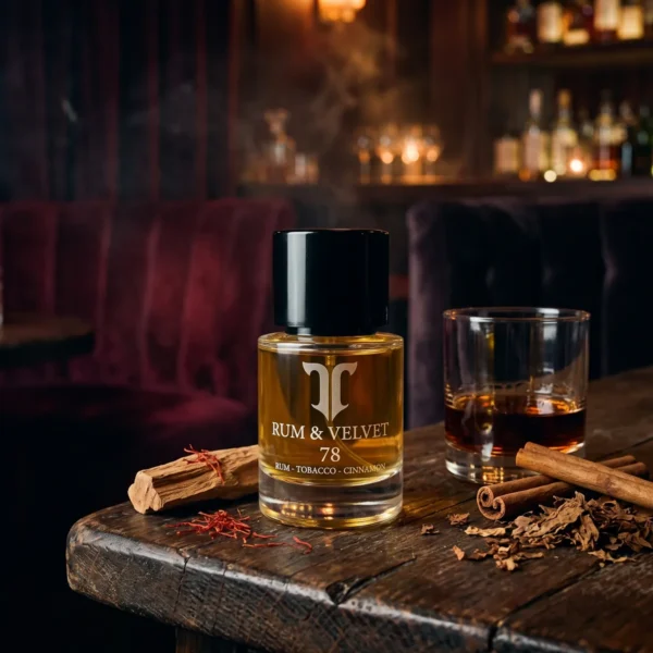 Rum & Velvet – Atelier T Eau de Parfum with its key notes
