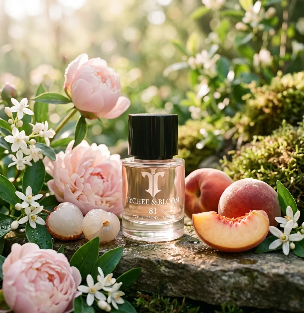 Lychee & Bloom – Atelier T Eau de Parfum with its key notes
