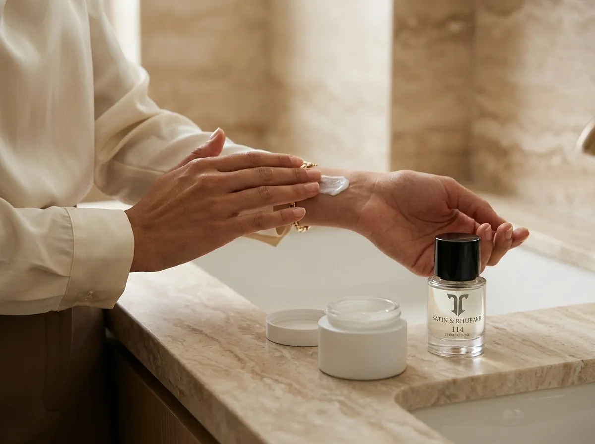 Moisturising the skin before applying perfume helps it last longer
