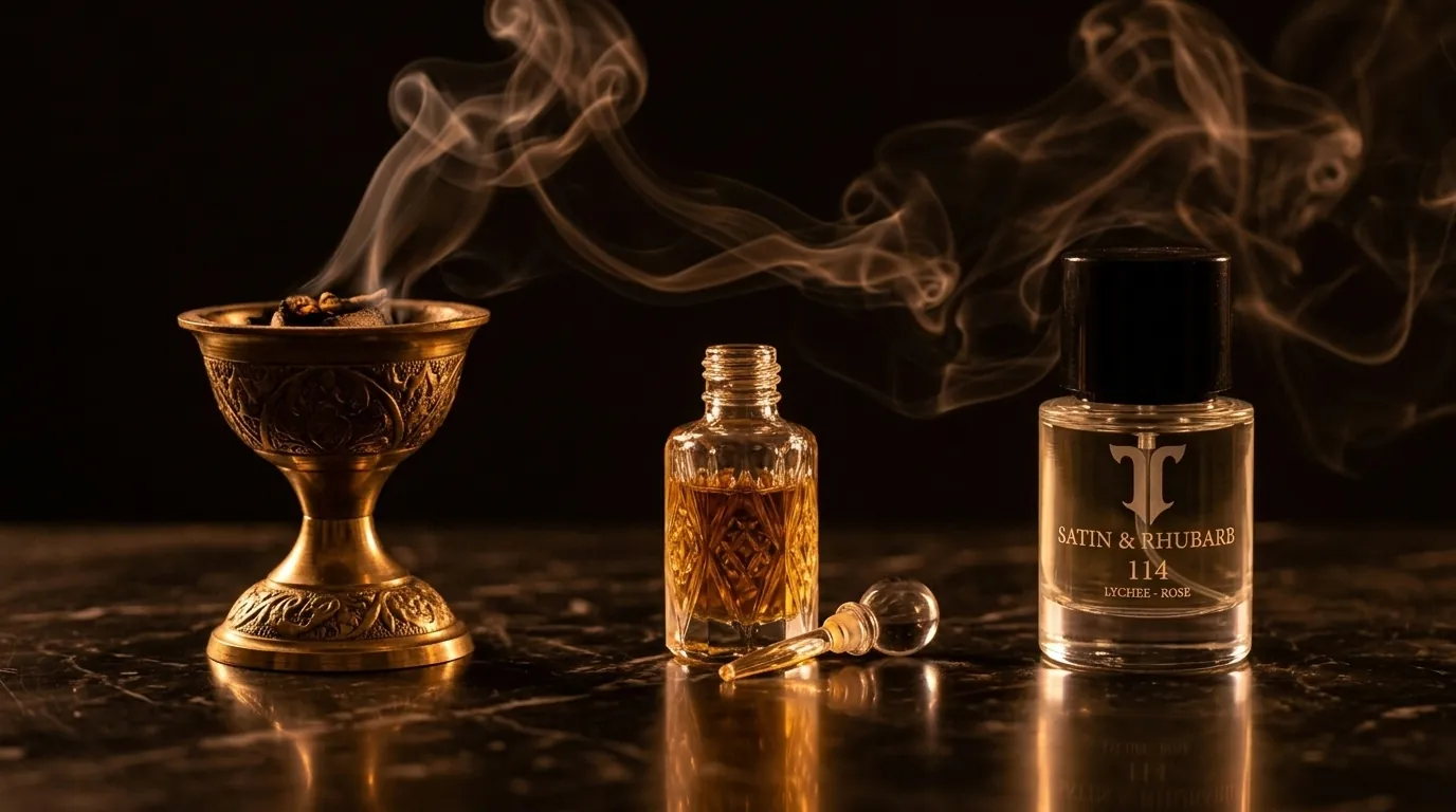 Bukhoor, attar and Atelier T perfume, the three layers of the Gulf scent ritual