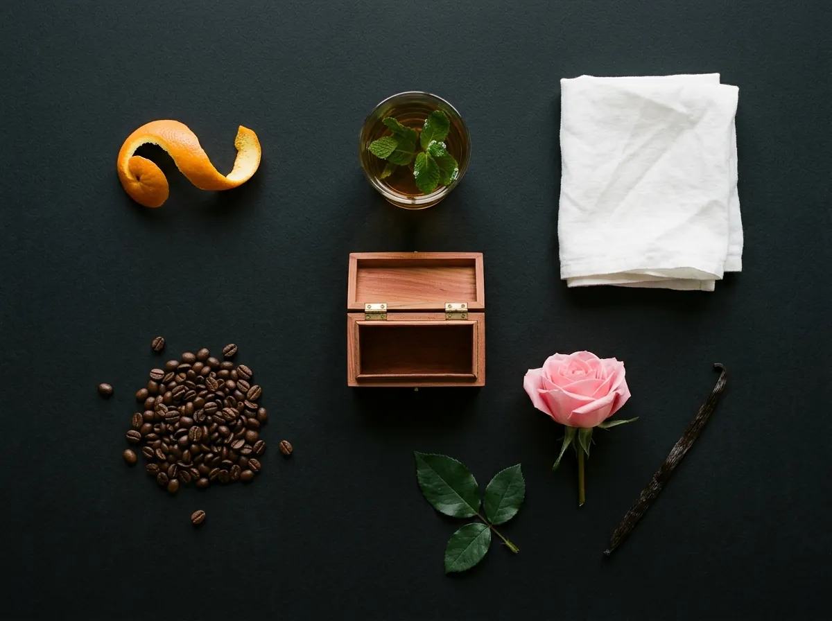 Everyday smells, from orange peel to coffee, that hint at your fragrance family
